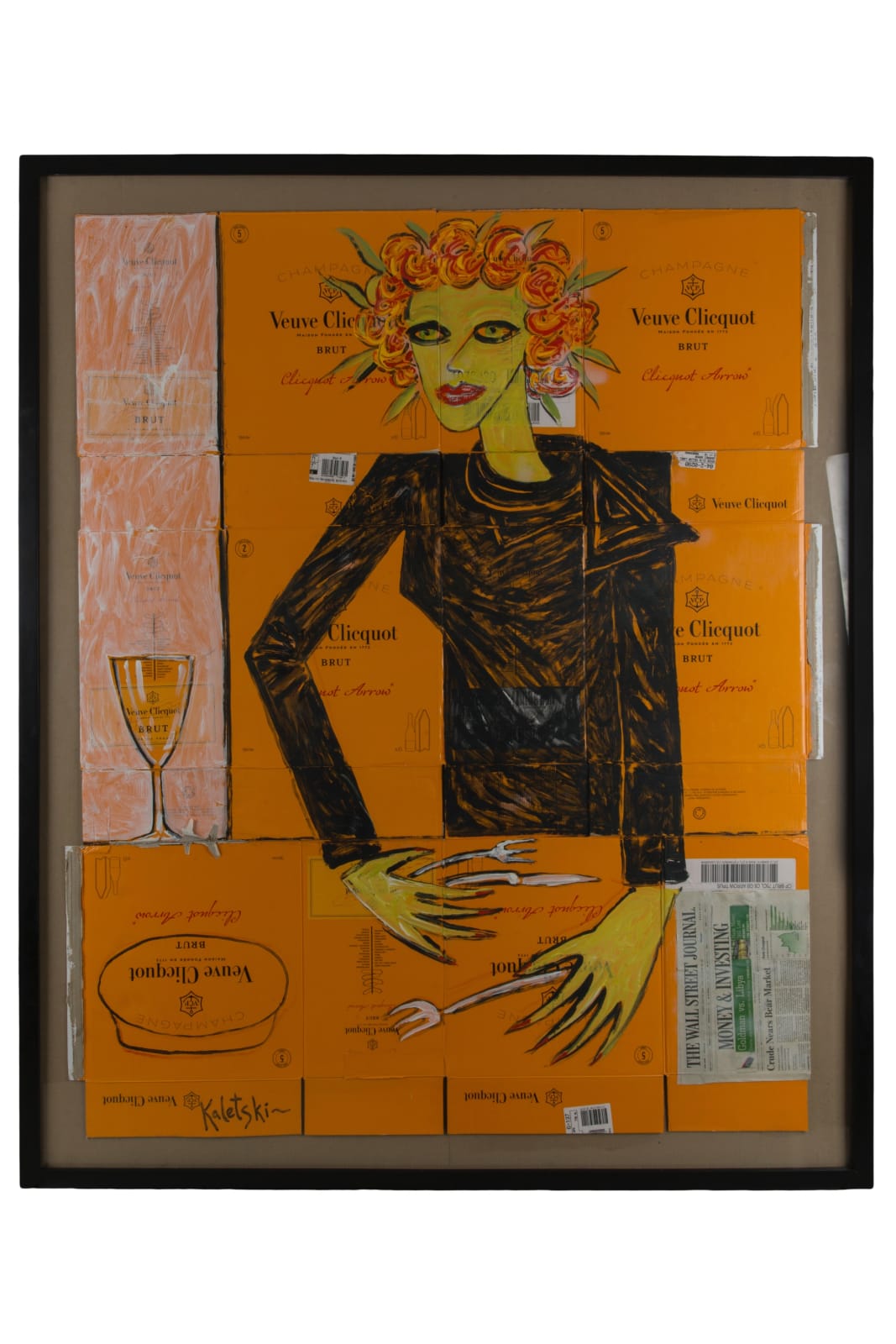 Alexander Kaletski, Woman with flowers, 2016