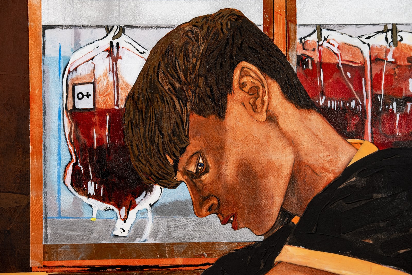 Hernan Bas, Three Vampires, 2020