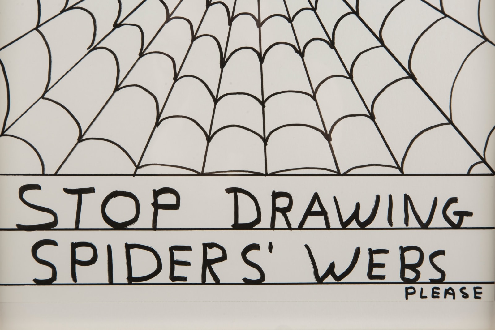 David Shrigley, Untitled (Stop drawing...), 2013