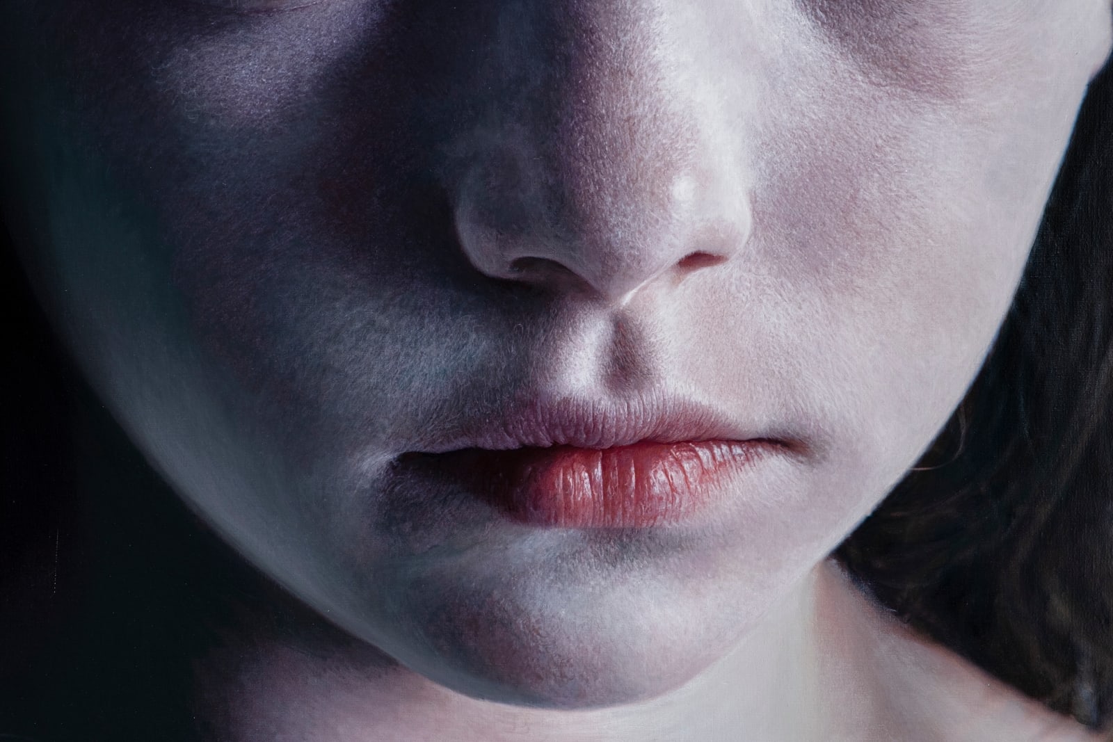 Gottfried Helnwein, Head of a Child 15 (Molly), 2012