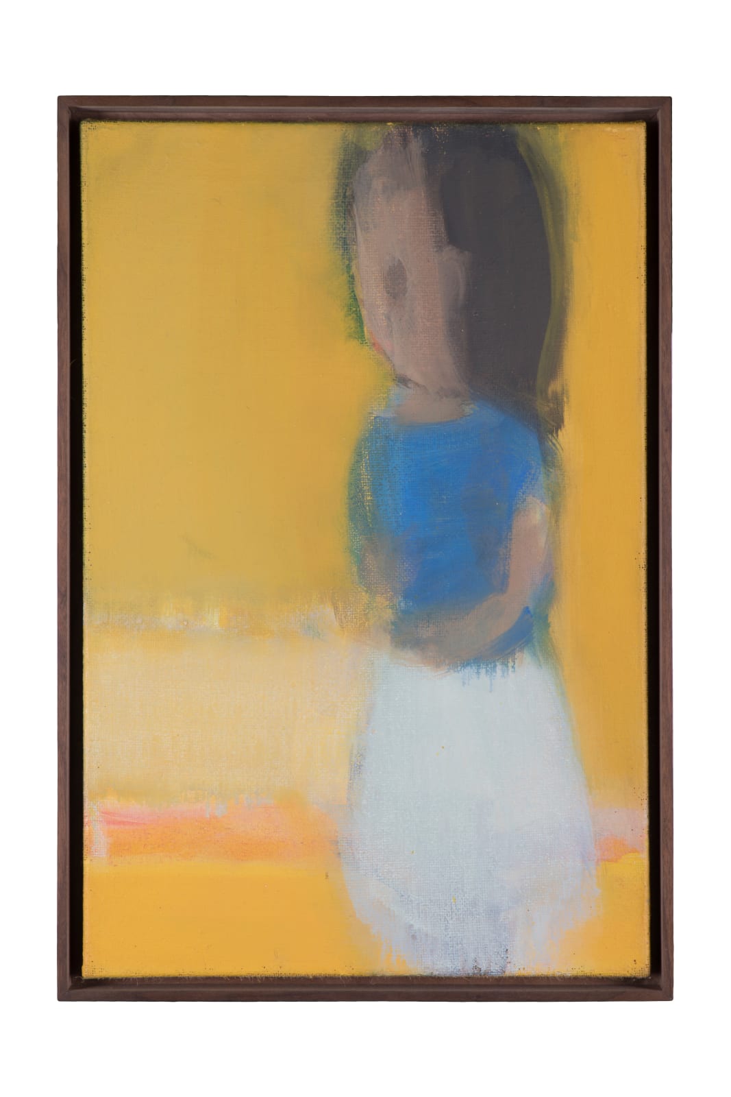 Leiko Ikemura, Standing in Dark Yellow (Stehende in Dunkelgelb), 1995-1996