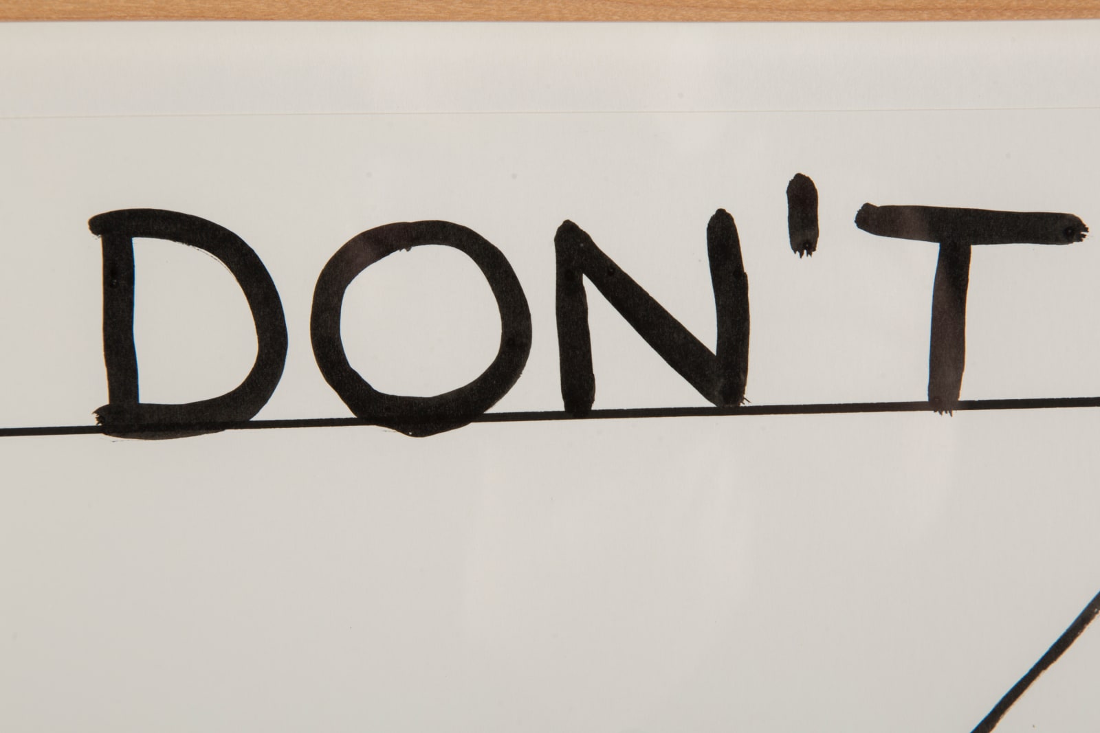 David Shrigley, Untitled (Don't), 2013