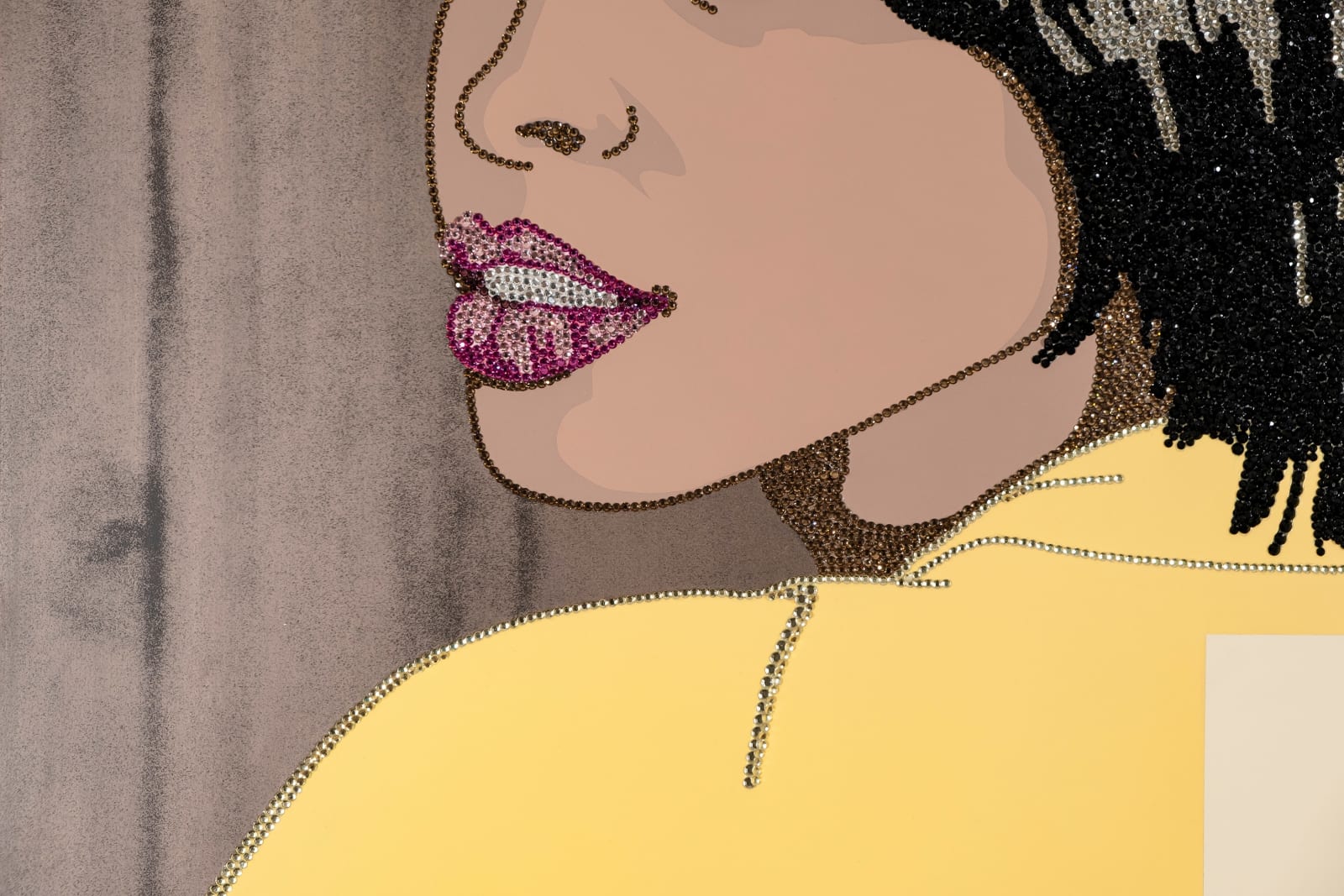 Mickalene Thomas, Portrait of Kerri #2, 2019