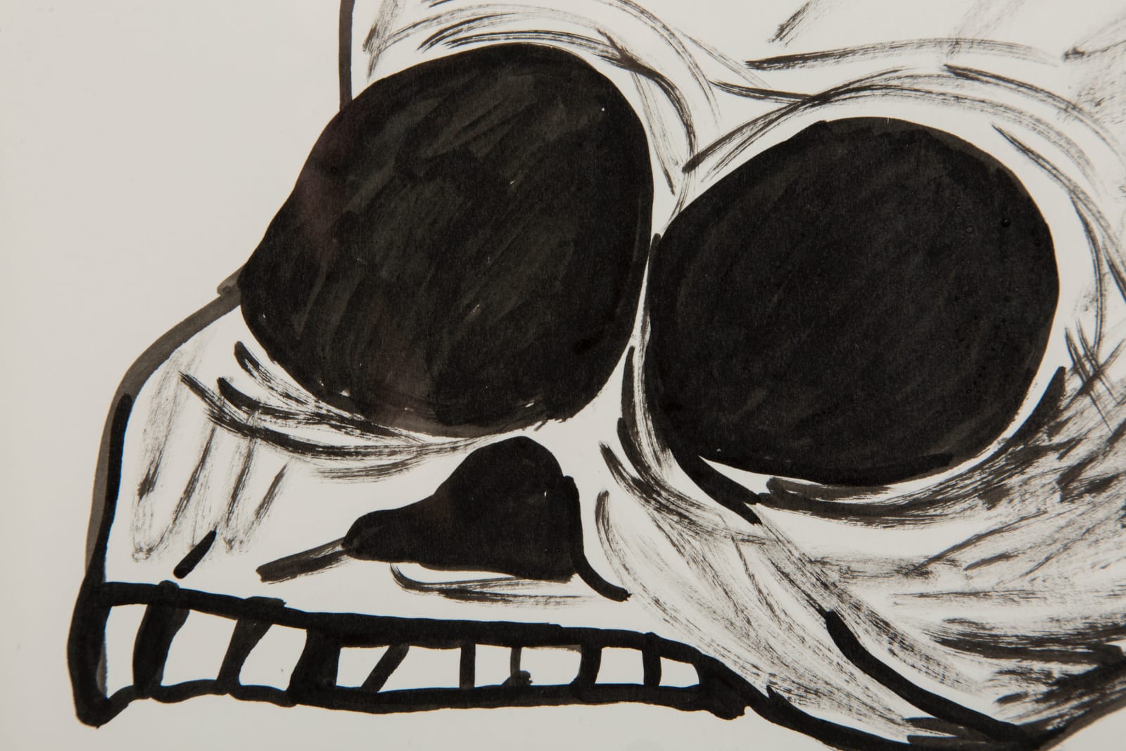 David Shrigley, Untitled (Kick the skull...), 2013