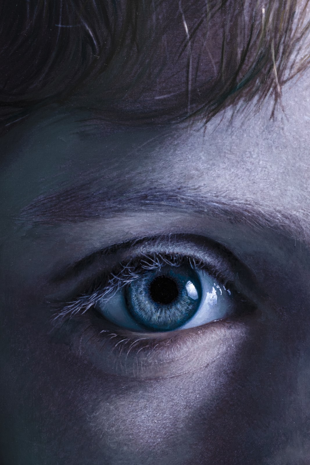 Gottfried Helnwein, Head of a Child 15 (Molly), 2012