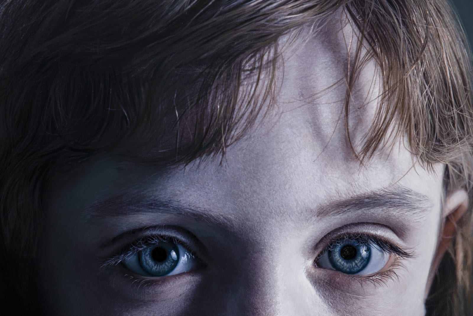 Gottfried Helnwein, Head of a Child 15 (Molly), 2012