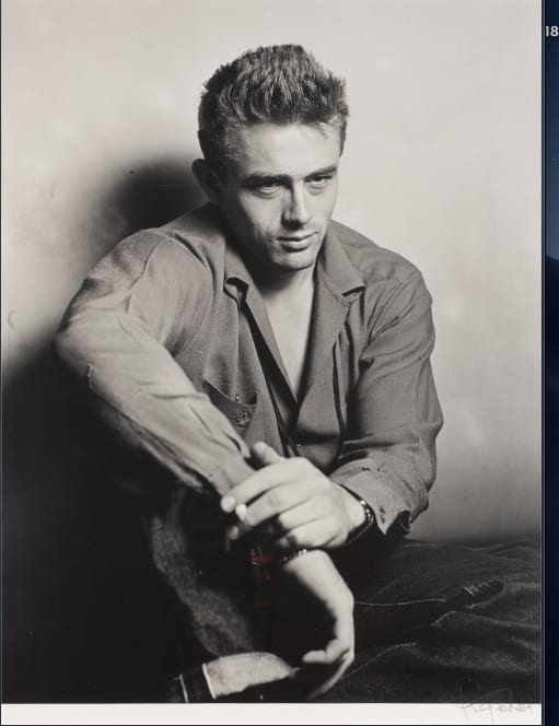 Roy Schatt, James Dean Smoking, New York City, 1954