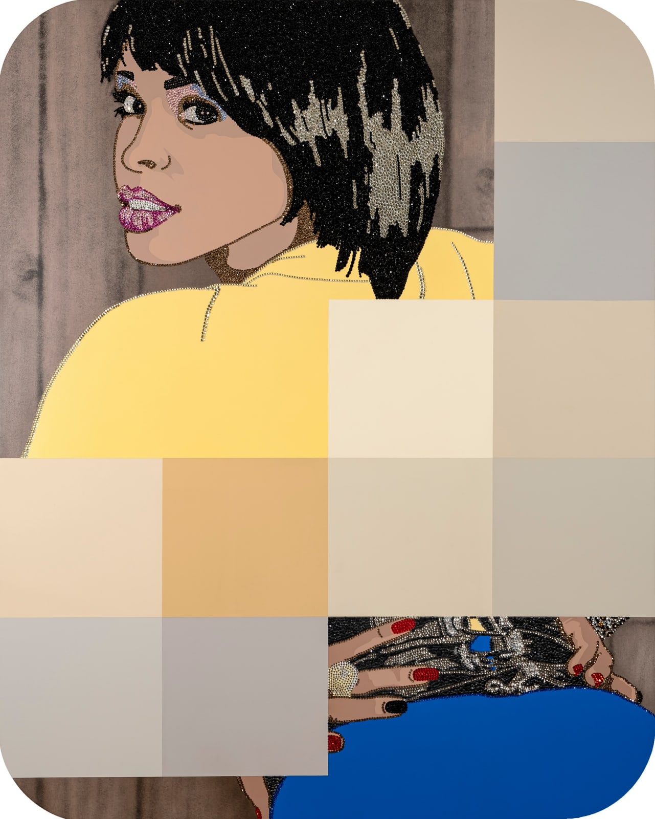 Mickalene Thomas, Portrait of Kerri #2, 2019