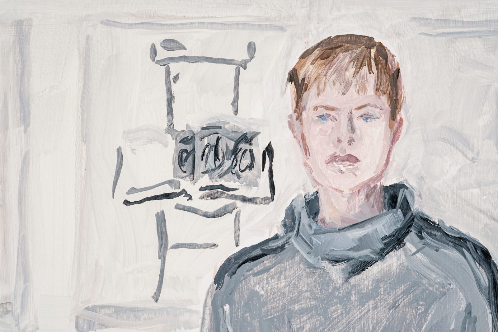 Jean Philippe Delhomme, Fransiska in grey, 2021