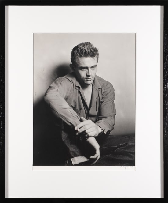 Roy Schatt, James Dean Smoking, New York City, 1954