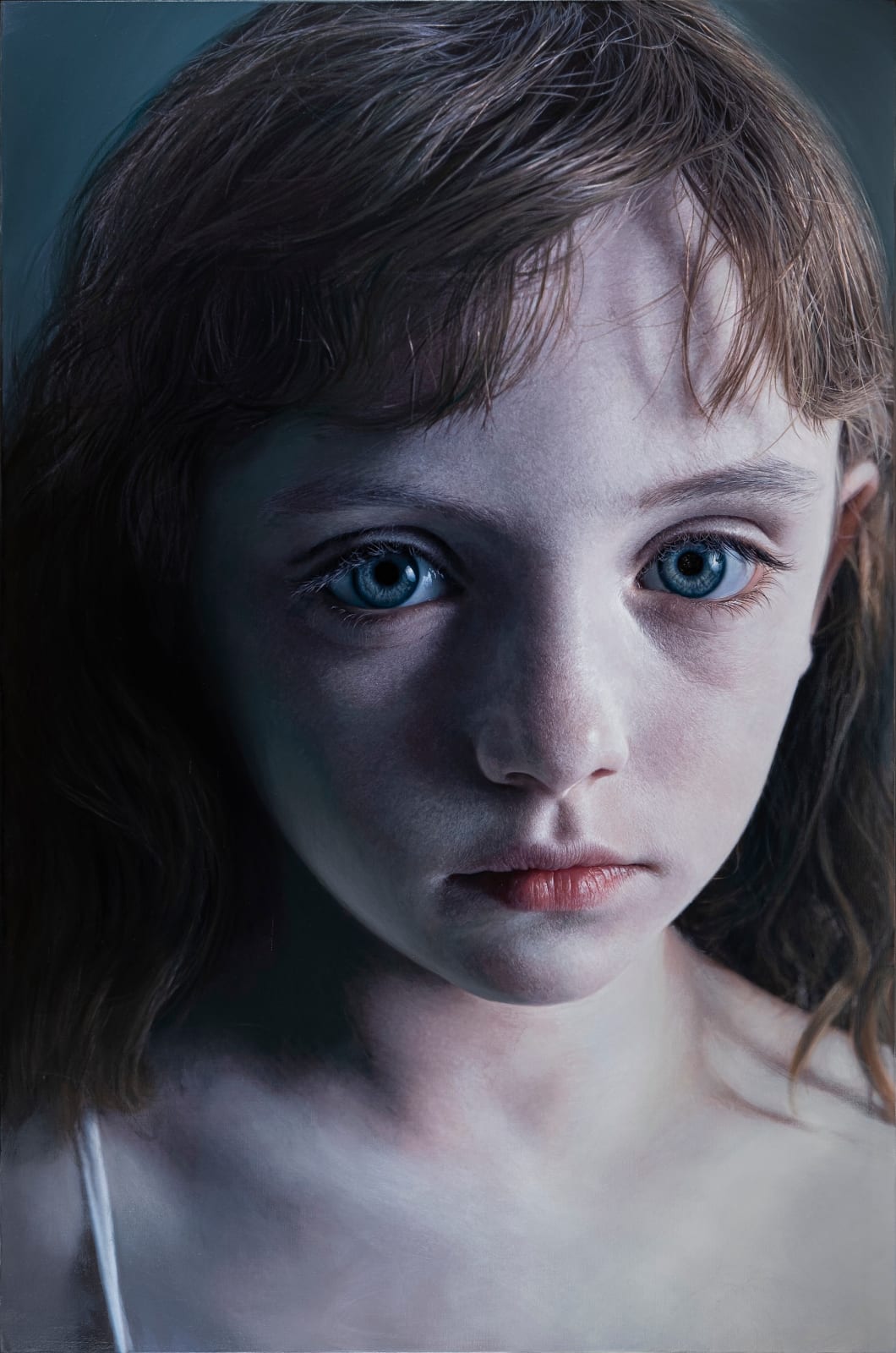 Gottfried Helnwein, Head of a Child 15 (Molly), 2012