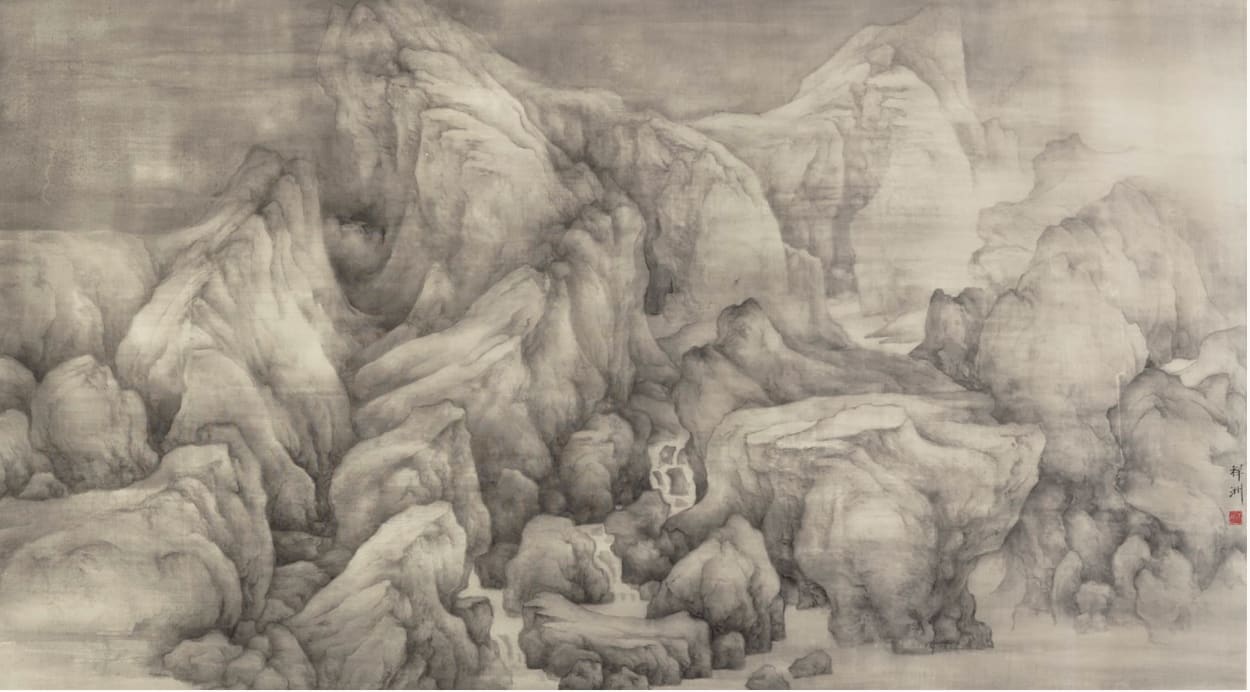 Tai Xiangzhou, Stream and Mountain Accumulating Gem, 2011