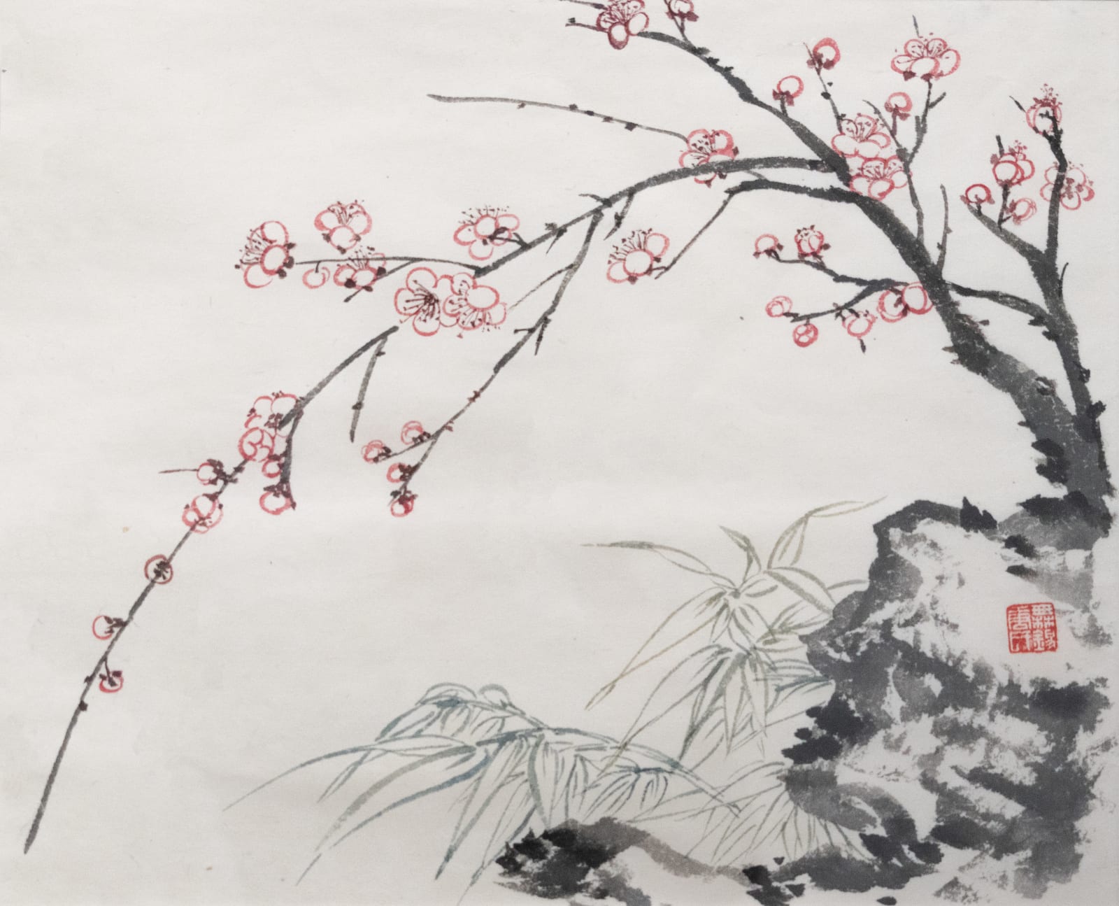 Constance Fong, Plum and Bamboo 梅竹双清