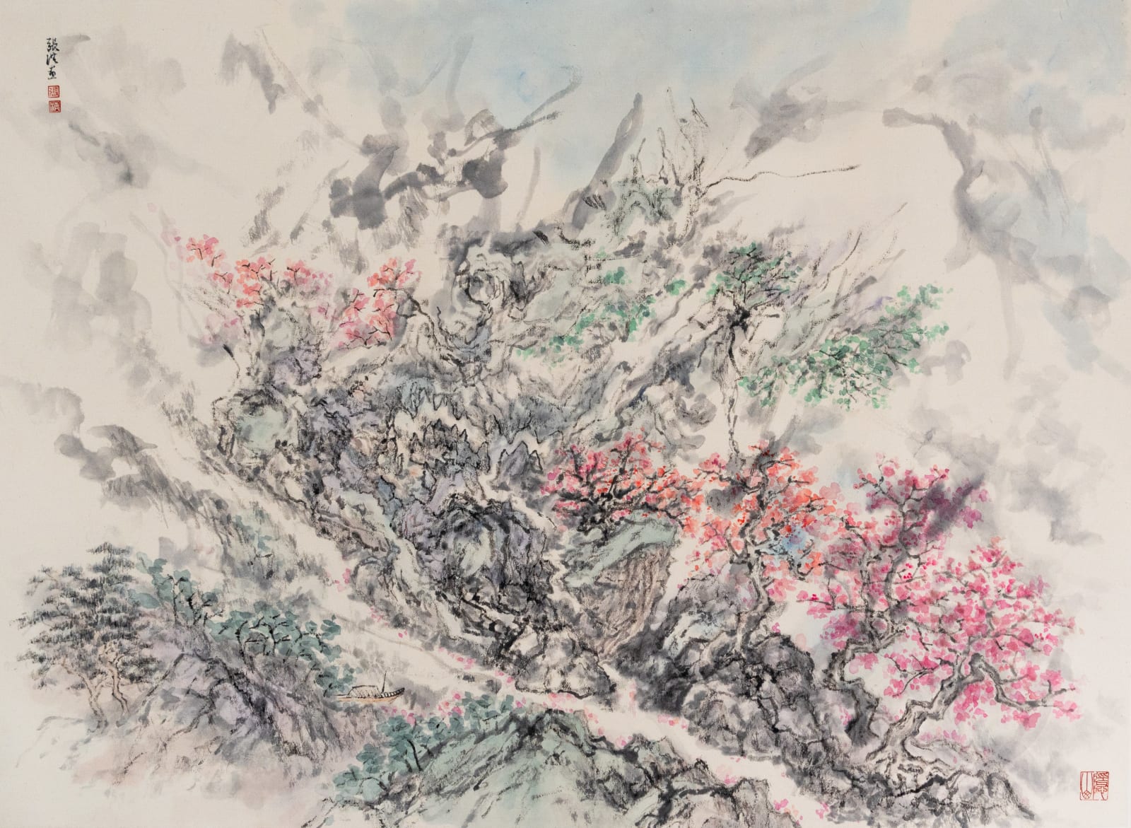 Arnold Chang, New Peach Blossom Spring 新桃源图 2025.04, 2025