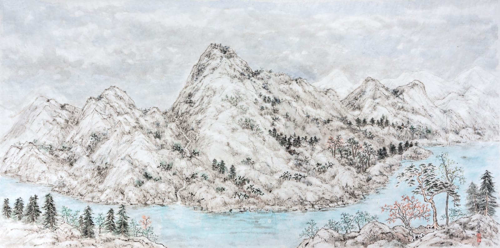 Arnold Chang, Snowscape 2024.01, 2024