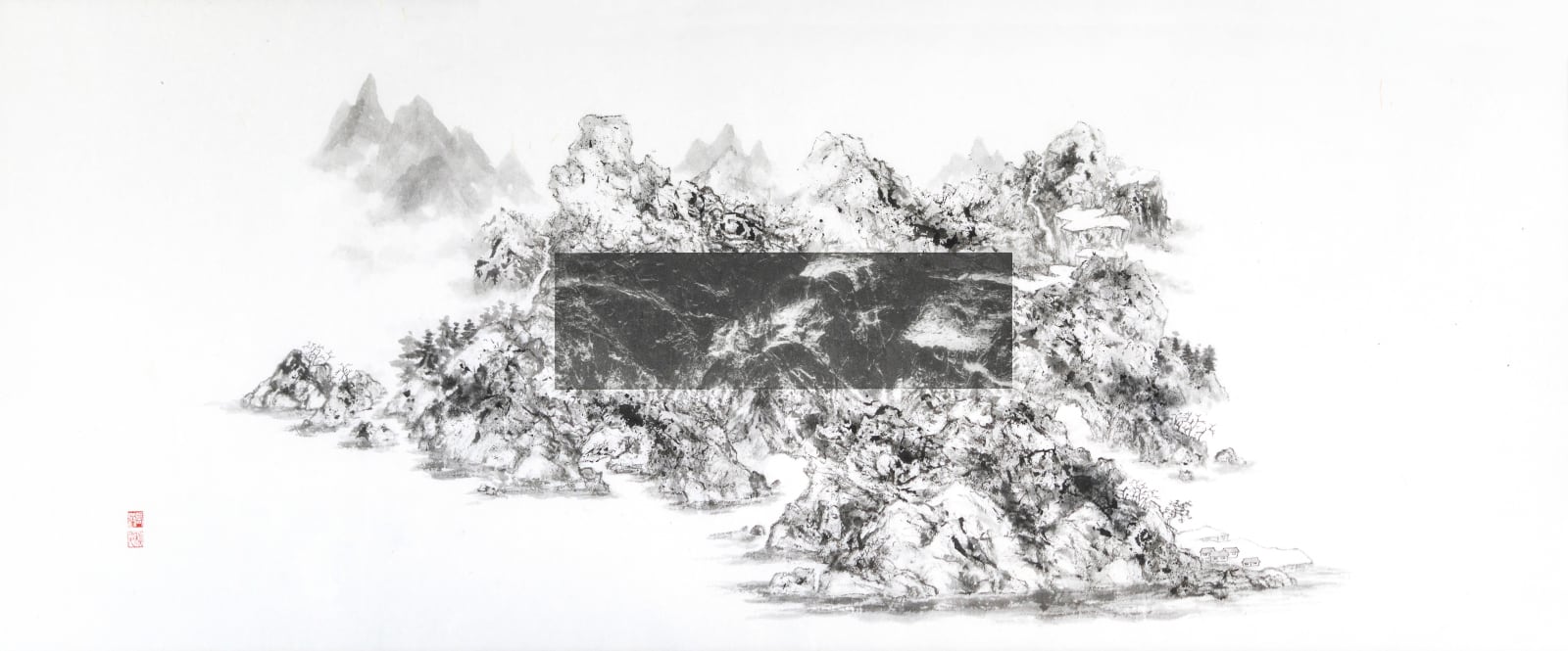 Arnold Chang & Michael Cherney, Landscape After Wang Jiqian #2, 2021