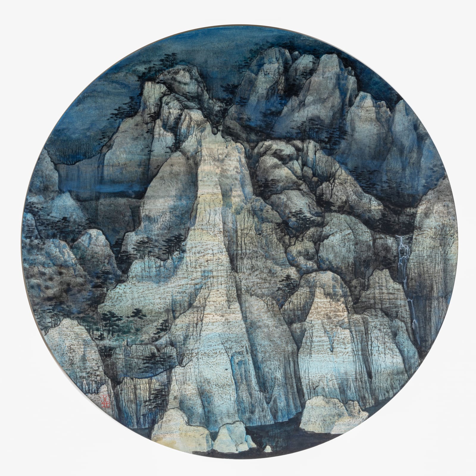 Wang Mansheng, High hills rising to graceful peaks,From afar, all are marvelous. Tao Yuanming (c. 365—427) Matching [a verse] by Registrar Guo, 2017