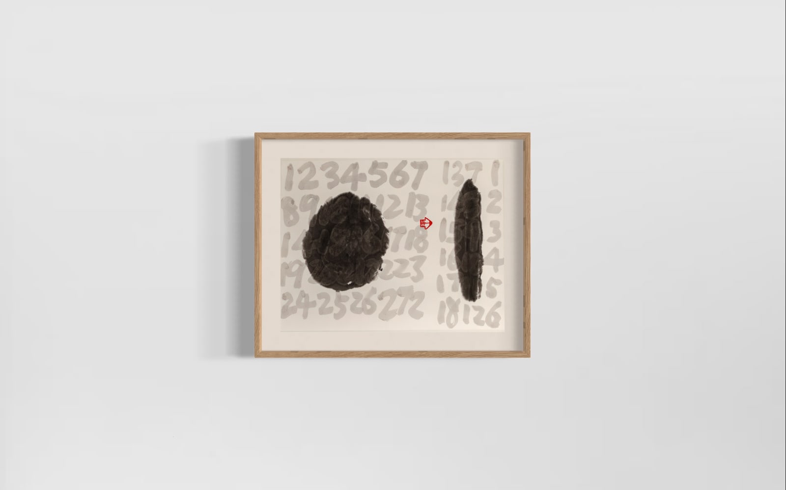 Fung Ming Chip, NumberS: Form Transparent Script II, 数字系列:定型透字(二), 2022