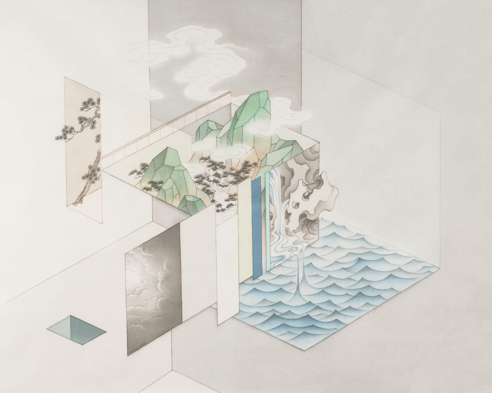 Zhang Xiaoli, Landscape 山水, 2023