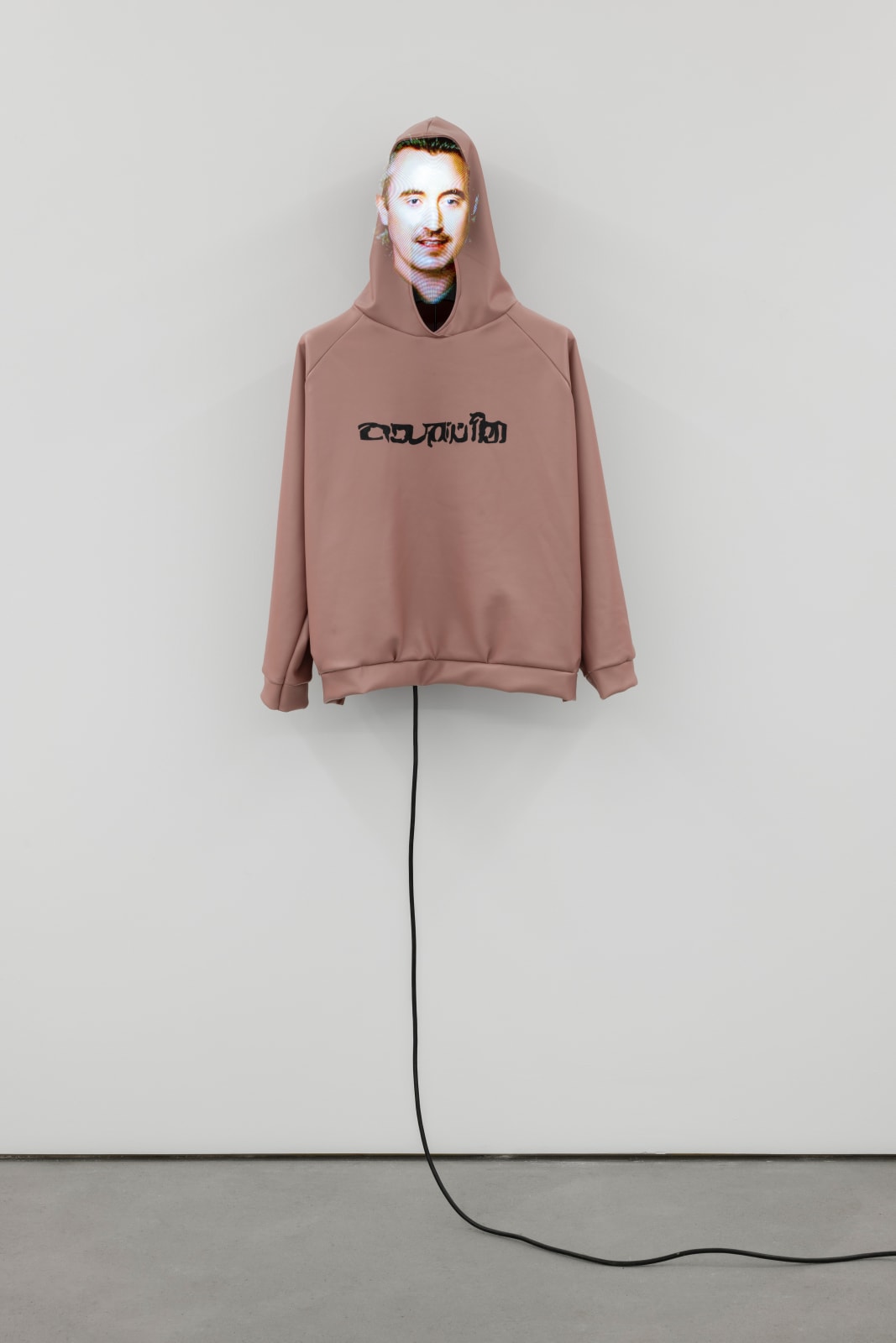 Nina Davies, Symbol (Pink Hoodie Hologram), 2025