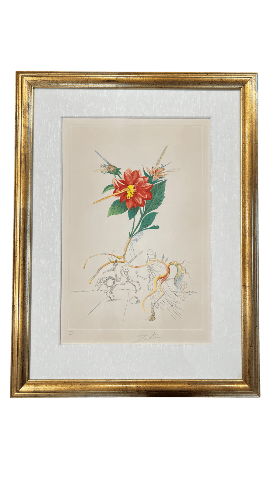 Salvador Dalí, Dahlia unicornis (Flora Dalinae), 1968