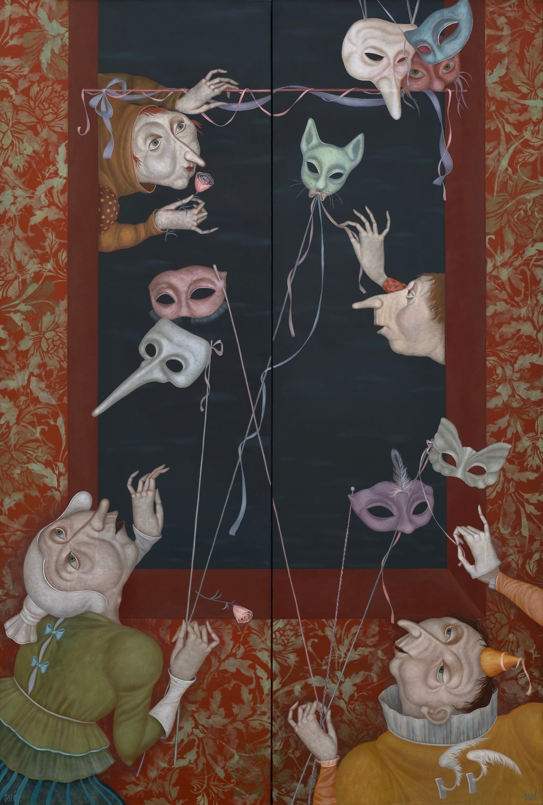 Evgenia Saré, Maskeler / Masques (Masks), 2021
