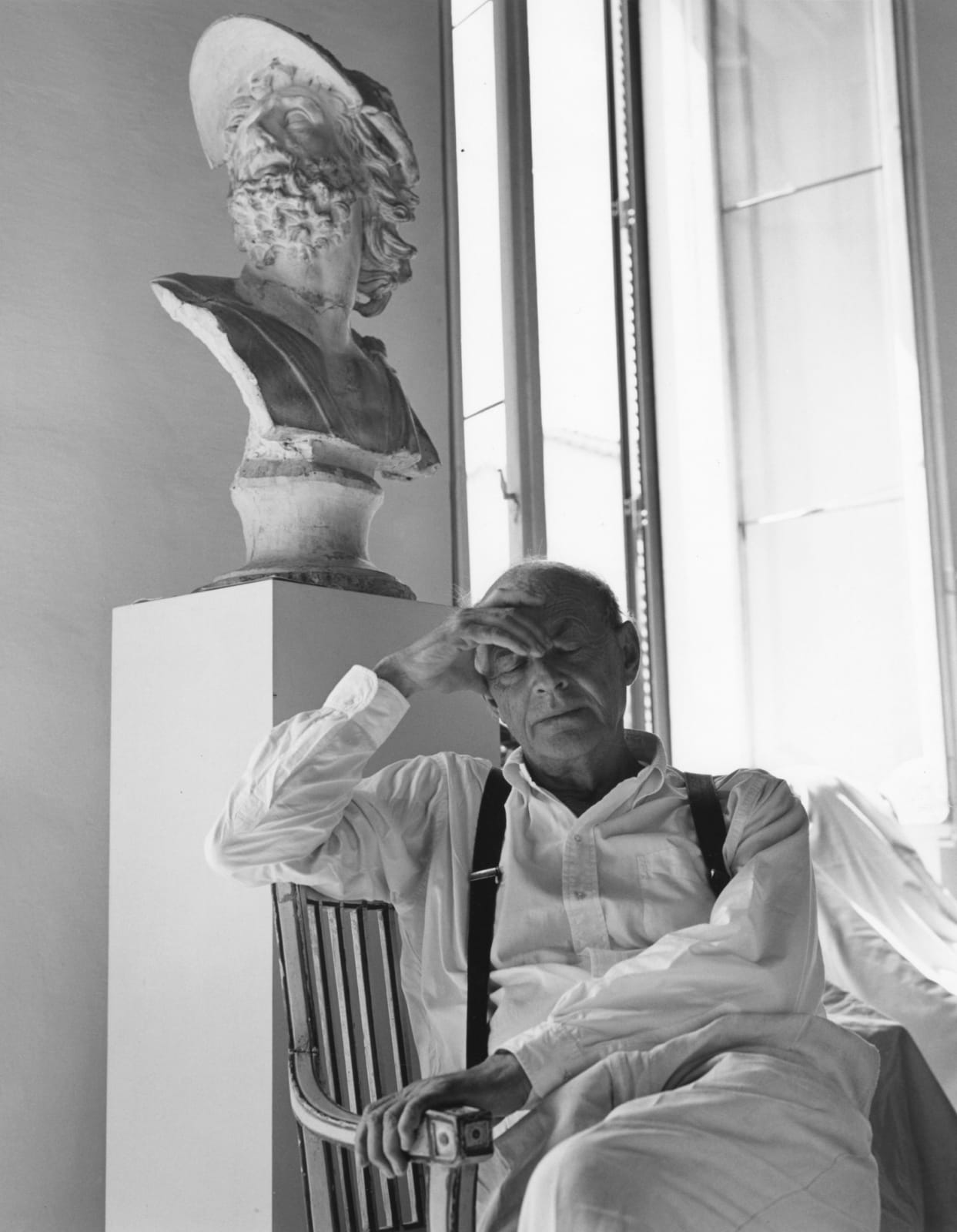 Bruce Weber, Cy Twombly, Rome, Italy, 1994.