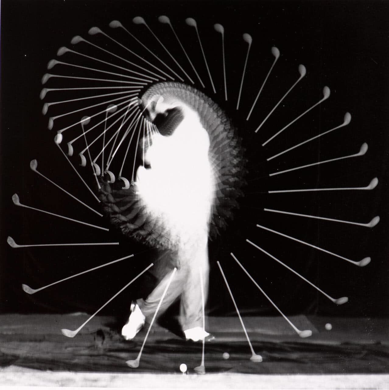 Harold Edgerton, Golf drive by Densmore Shute, 1938.