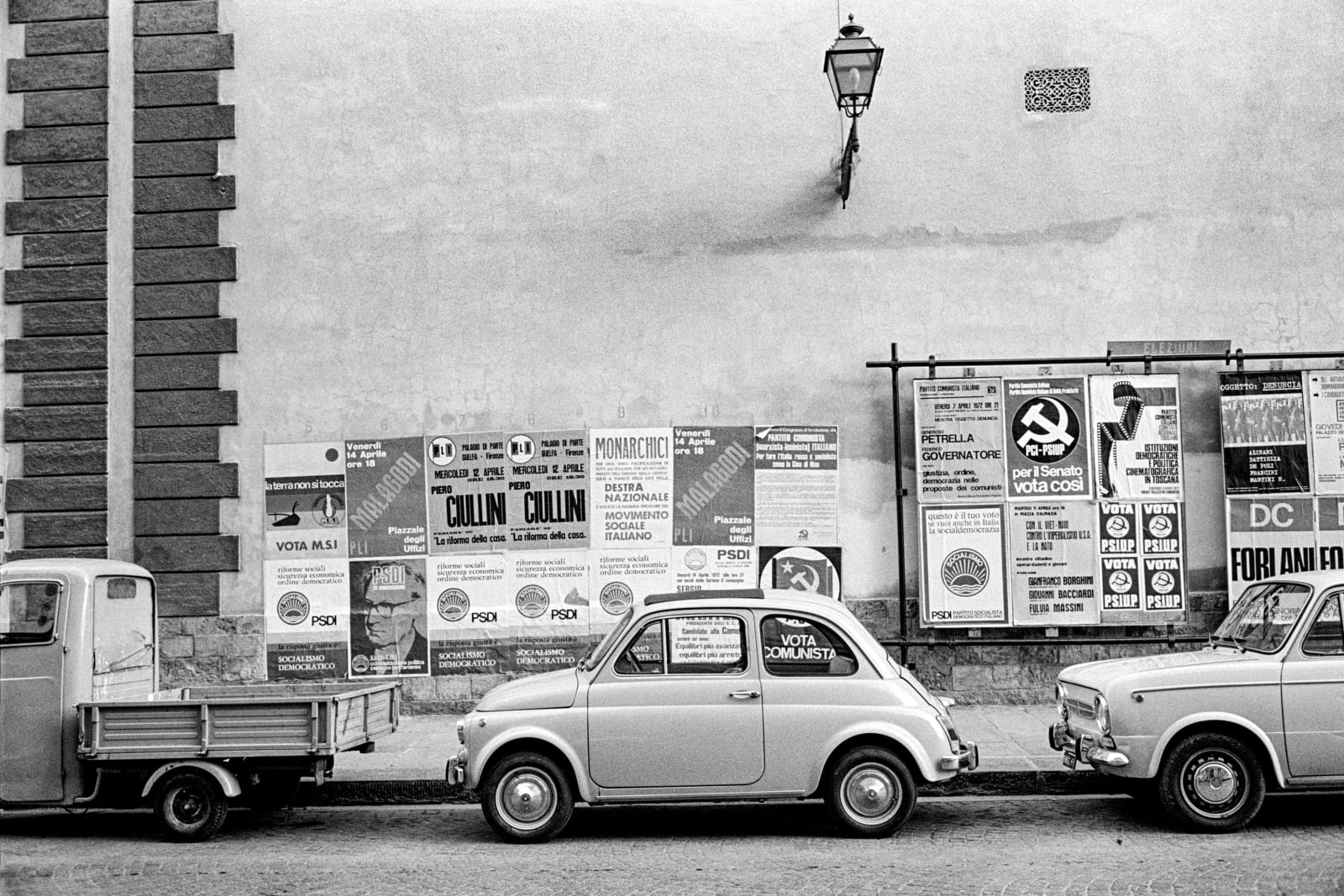 Clark Winter, Politics, Florence, Italy, 1972.