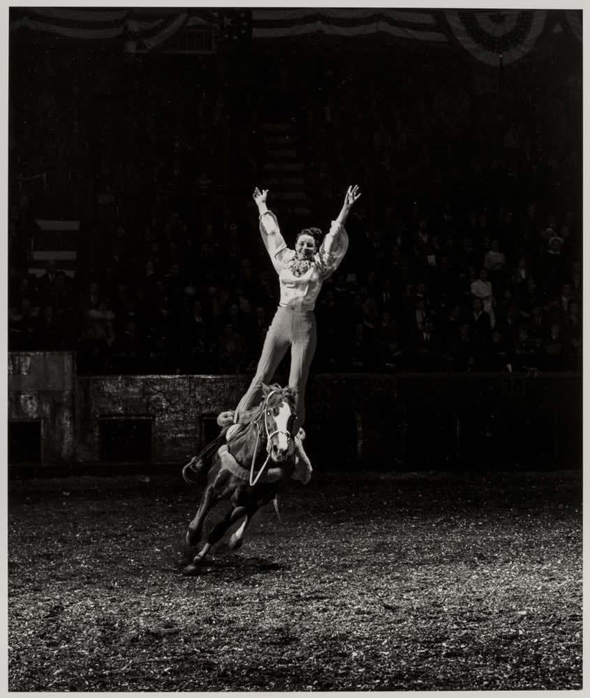 Harold Edgerton, A Girl and her Horse, 1941.