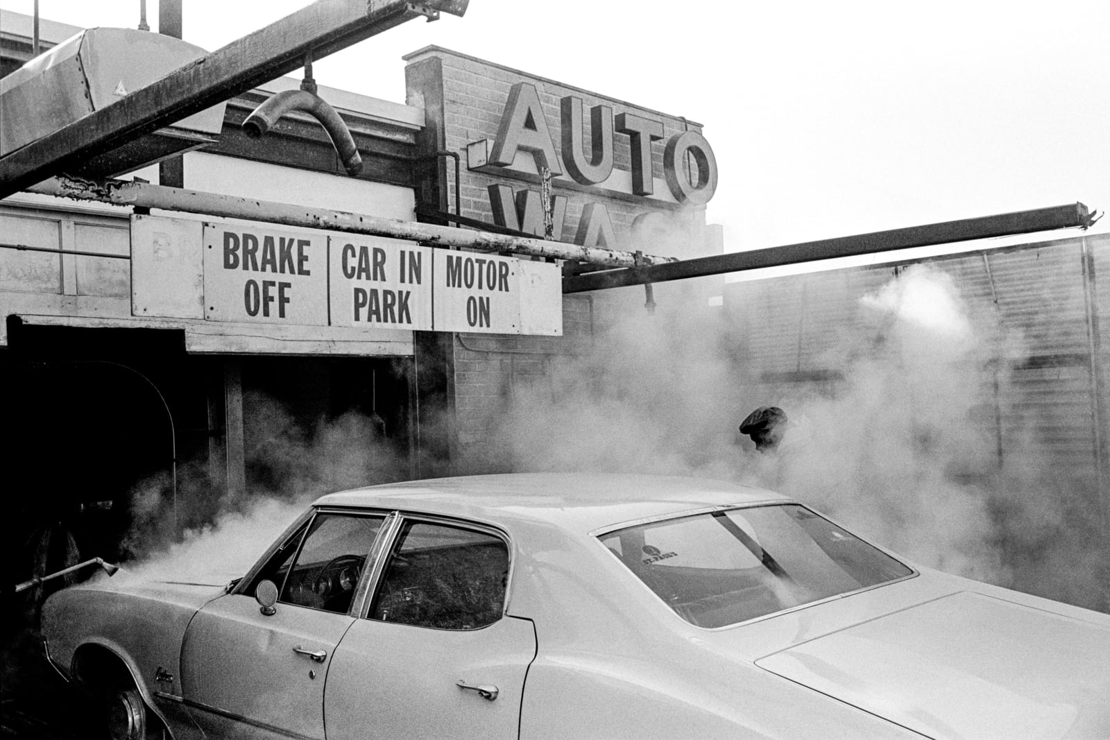 Clark Winter, Auto Wash, New York City, 1971.