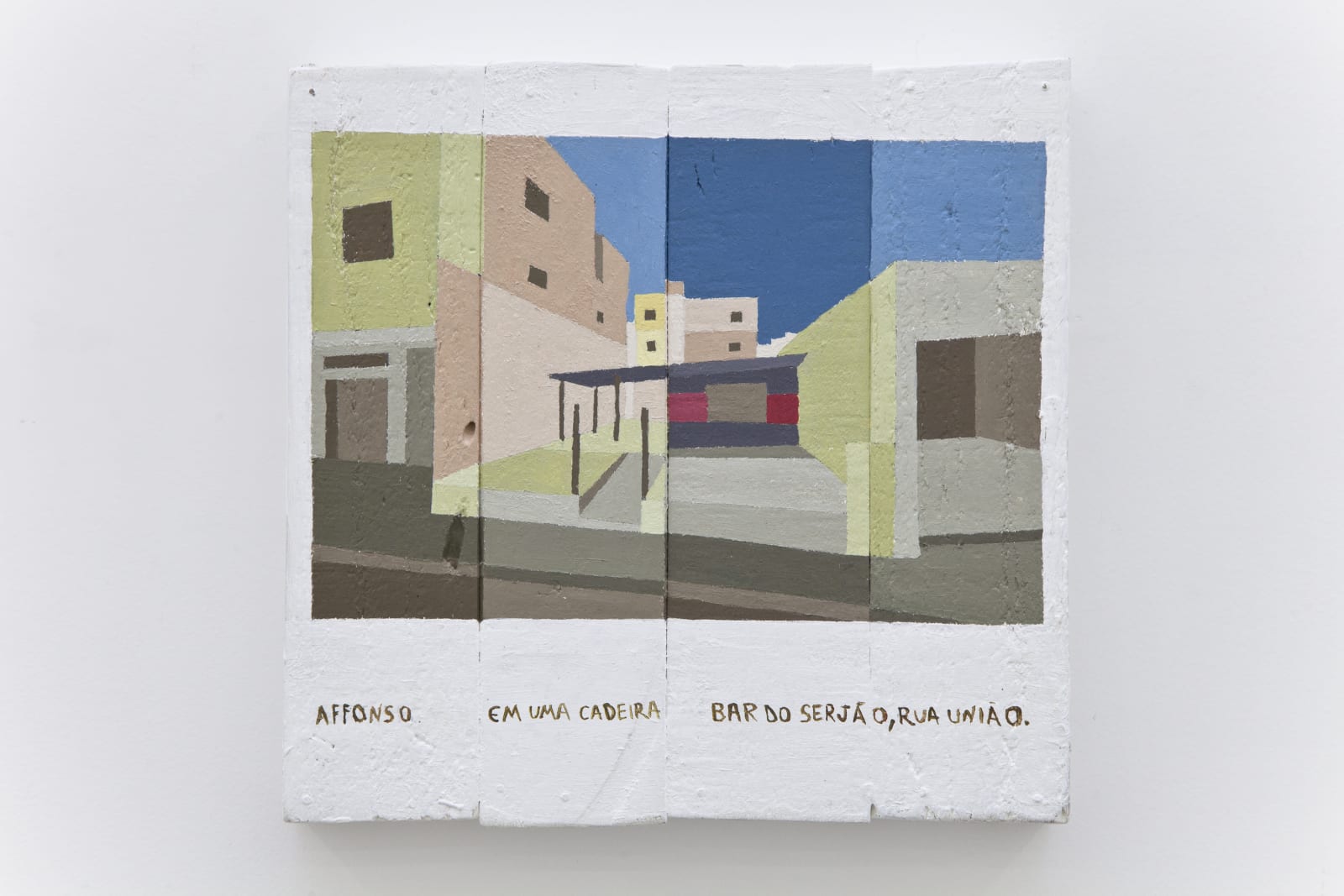 Desali, Affonso em uma cadeira, bar do Serjão, rua união, 2020