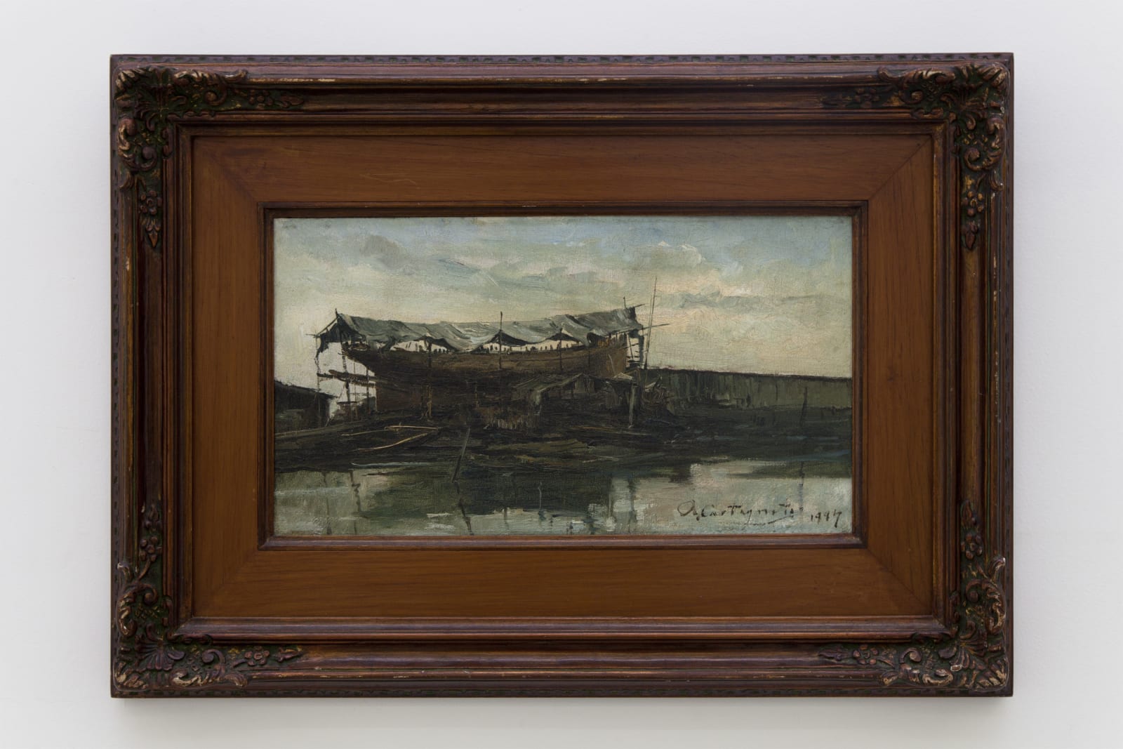 Giovanni Battista Castagneto, Cais do Porto, 1887