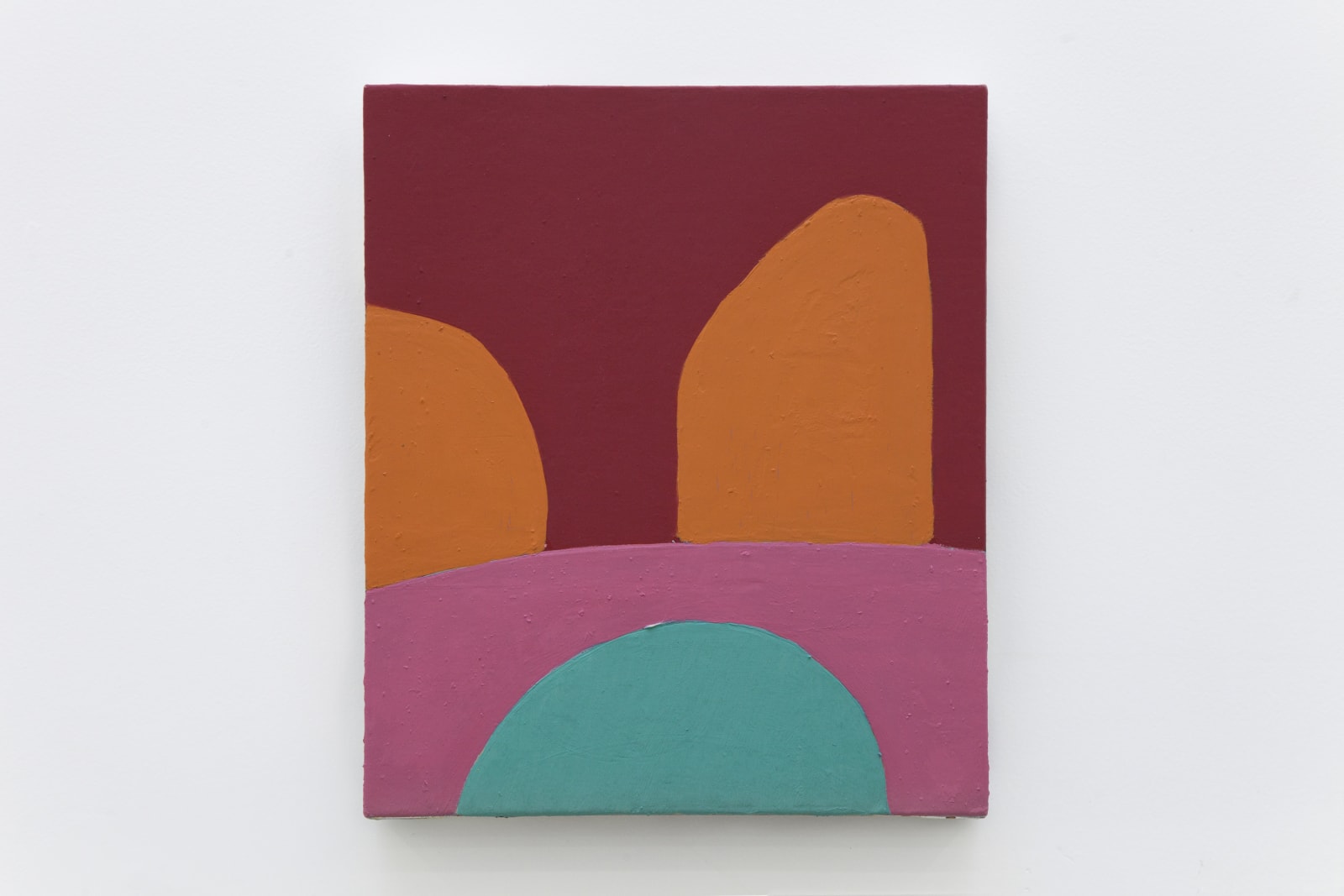 Rodrigo Bivar, Paisagem com montanha laranja, 2019