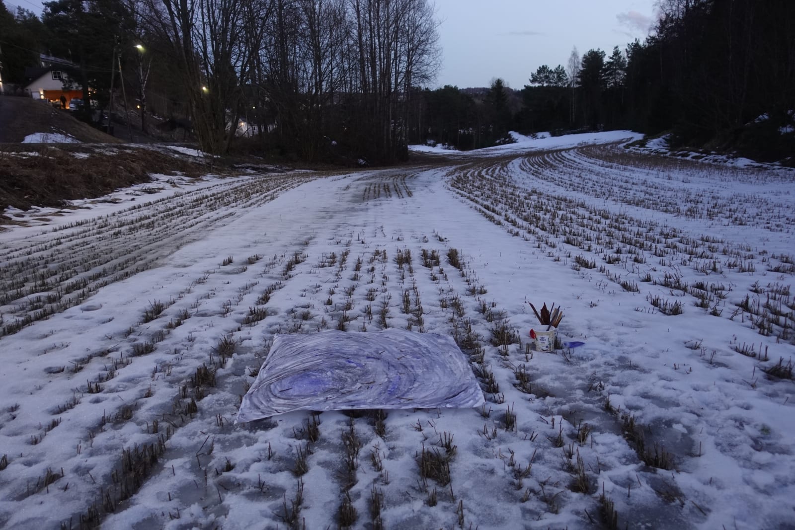 Đỗ-Nguyễn Lập-Xuân, In Time For Spring Delay (03.3) - The Corn Field, 2023