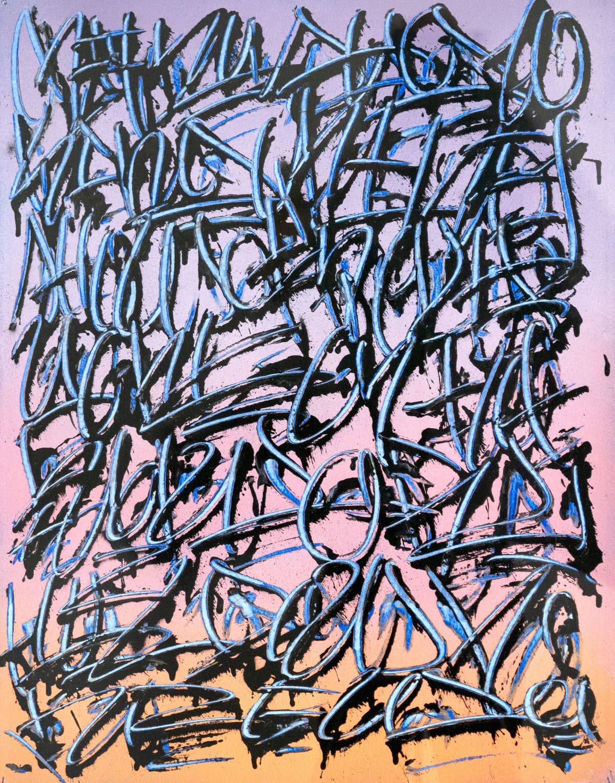 Tanc, Ecriture automatique pink, 2022