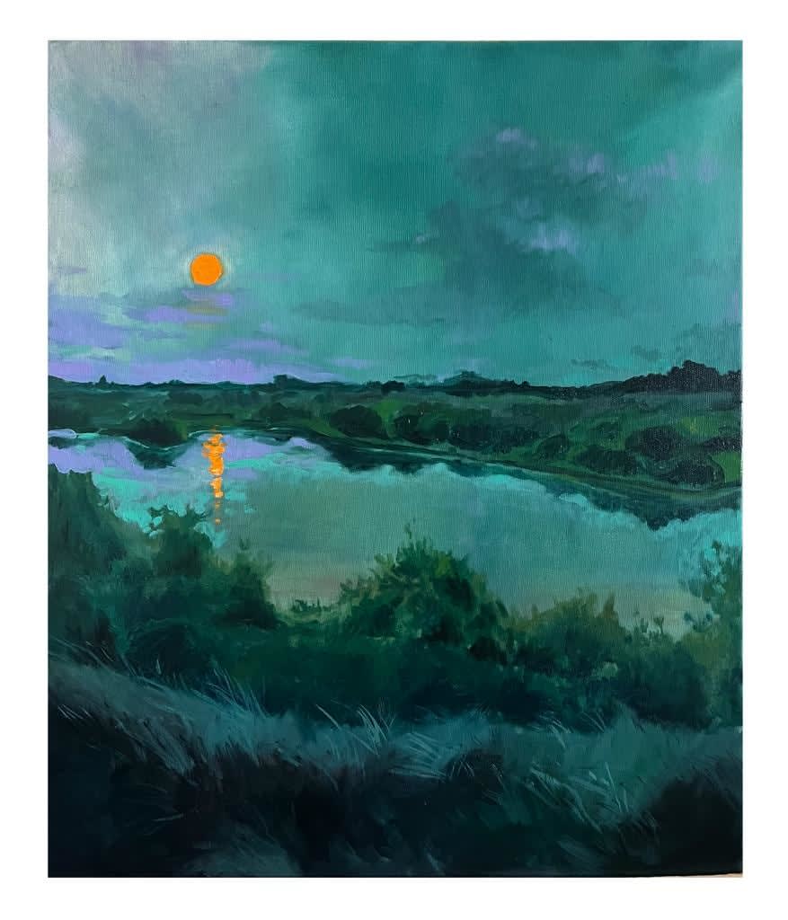 Hugo Caddous, Terschelling at night, 2023