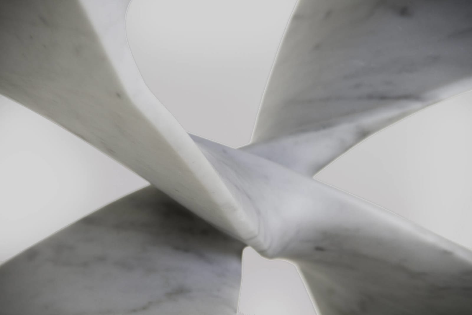 CAROL EGAN, Sculptural Twist Stool (Marble)