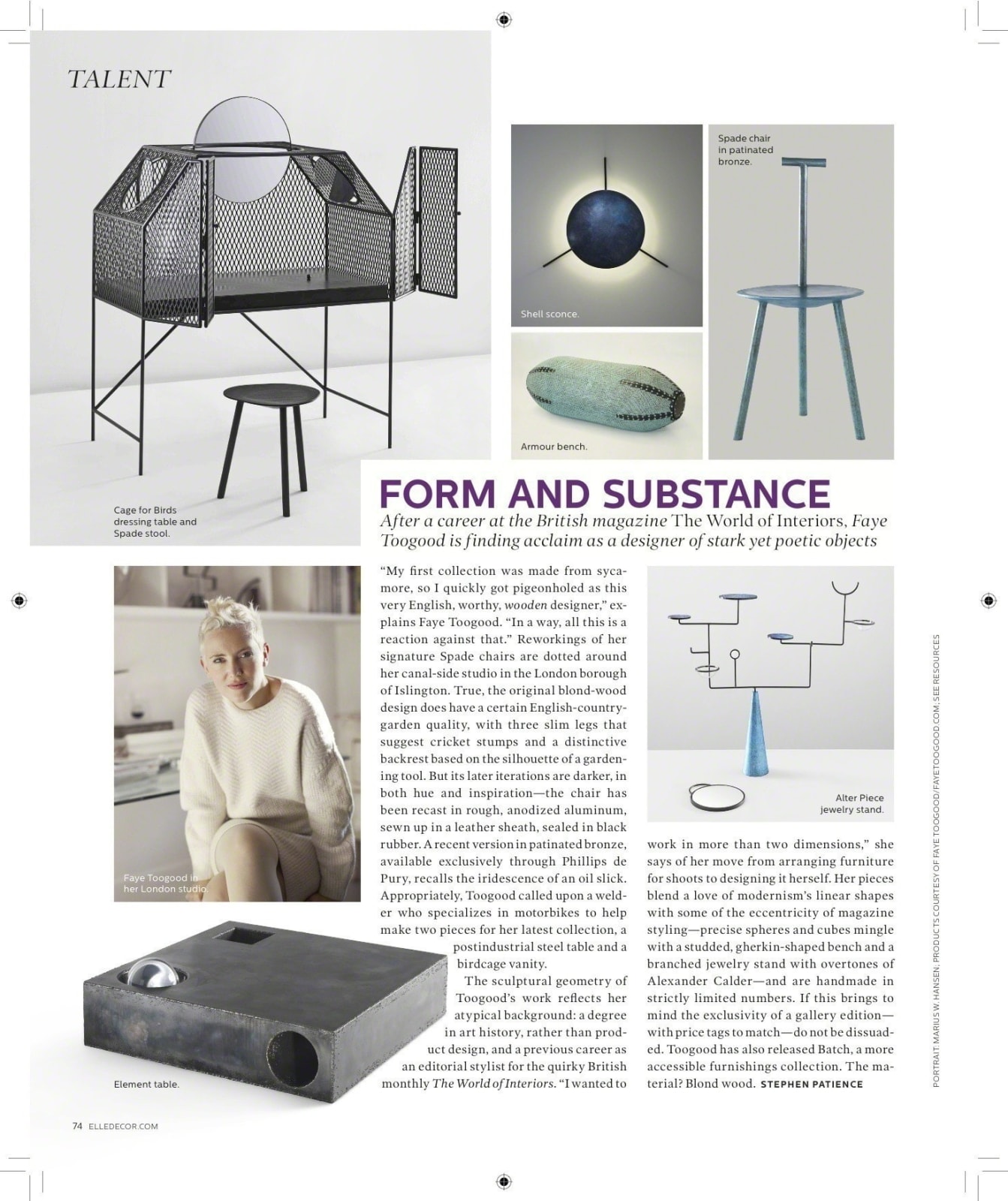 Faye Toogood, Caged Elements Lamp