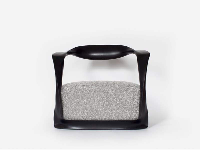 CAROL EGAN, Sculptural Twist Chair (Ebonized)