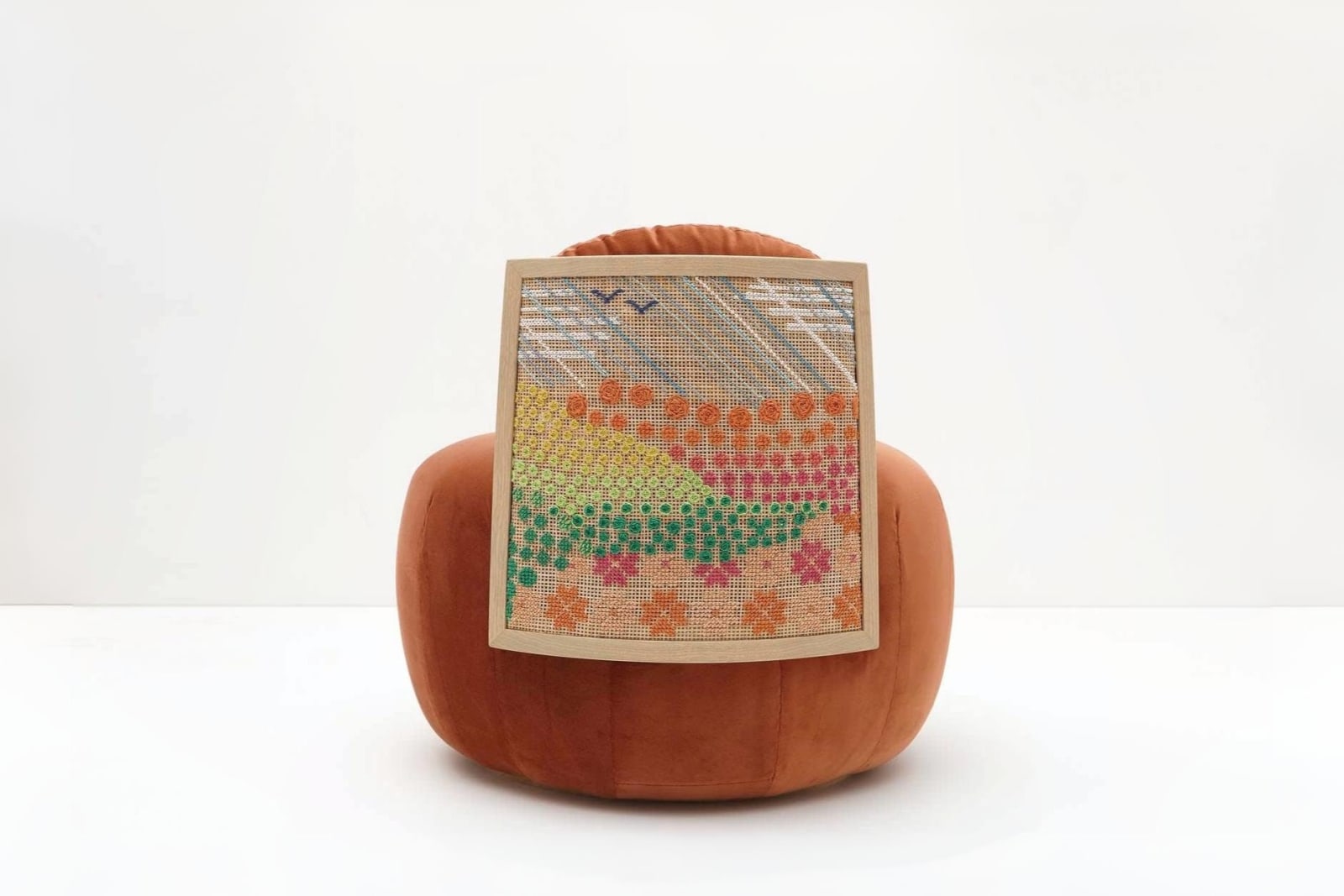 Nada Debs, Stitched Horizons (Orange)