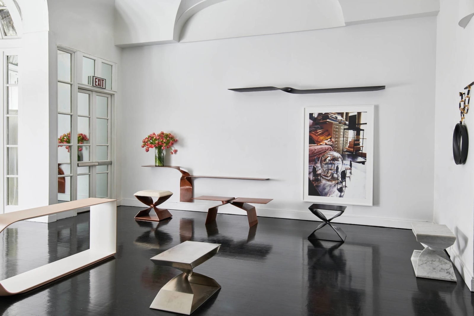 CAROL EGAN, Sculptural Coffee Table (Cerused)