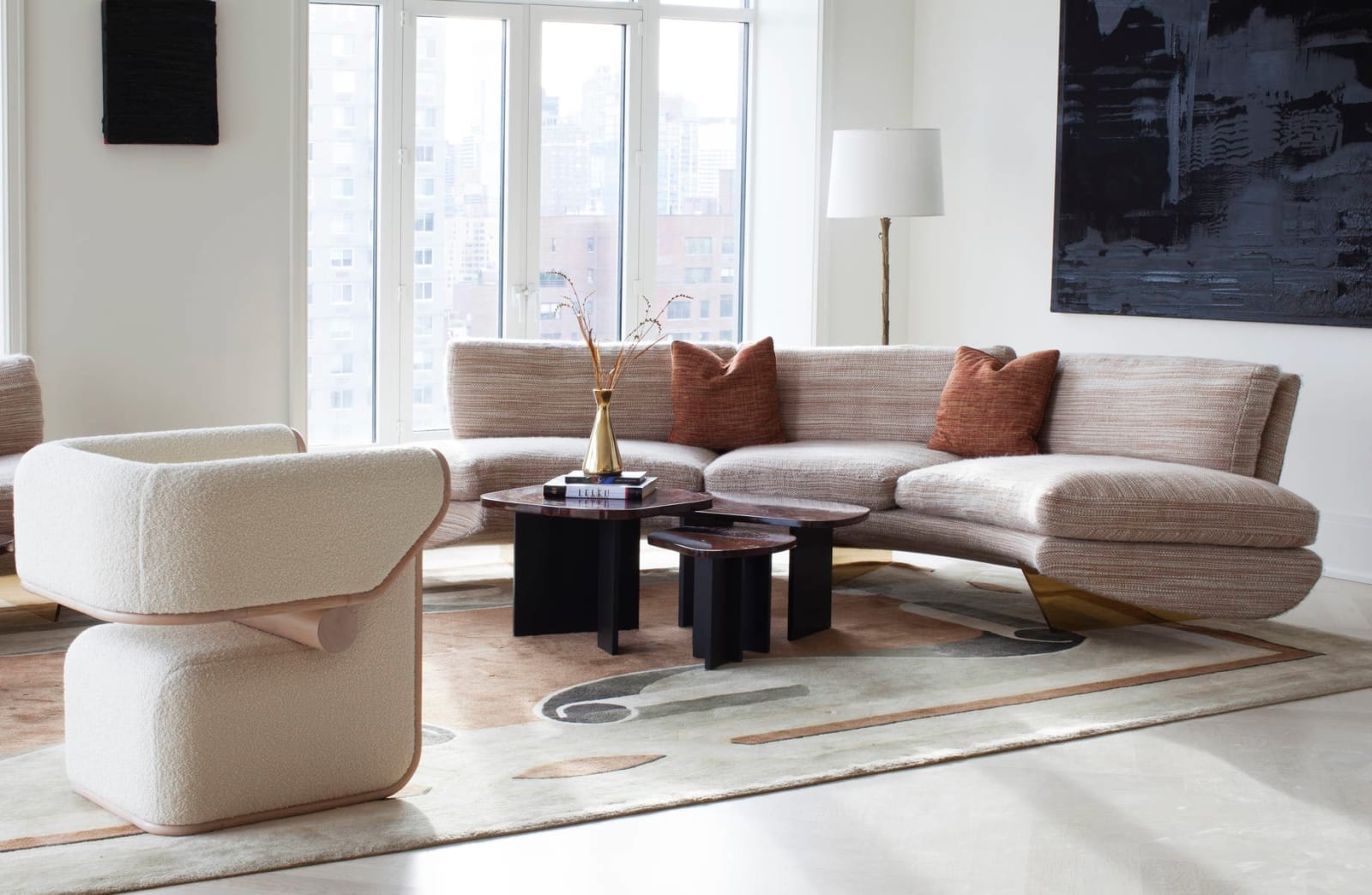 CAROL EGAN, Zephyr Chair (White)