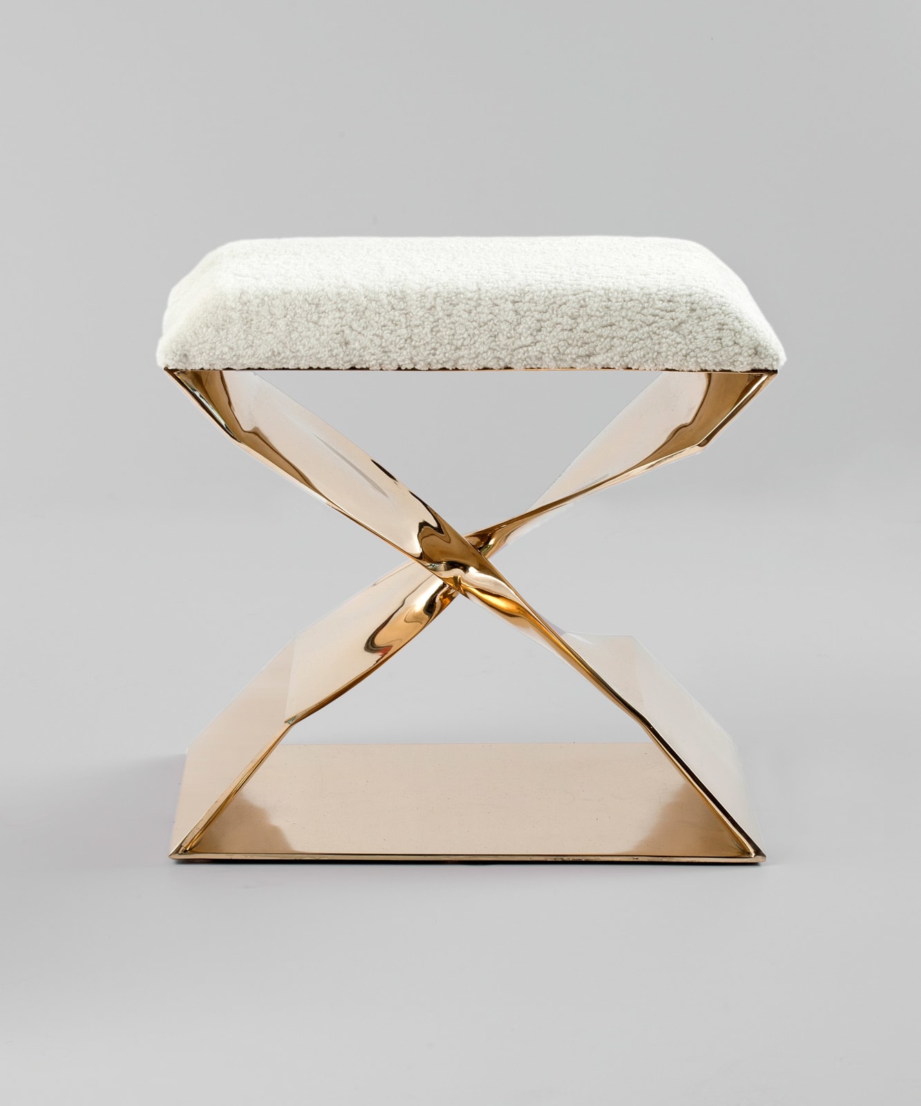 Carol Egan, Sculptural Twist Stool (Bronze)