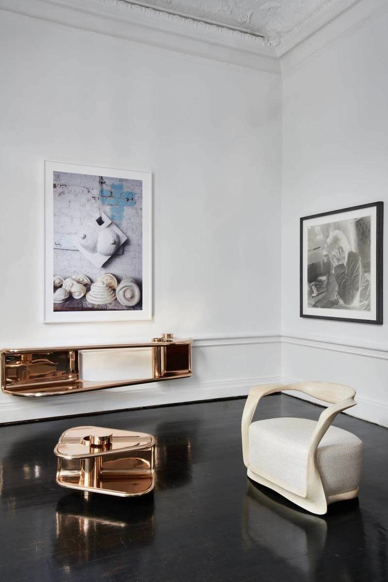 CAROL EGAN, Double Emperor Console (Bronze)