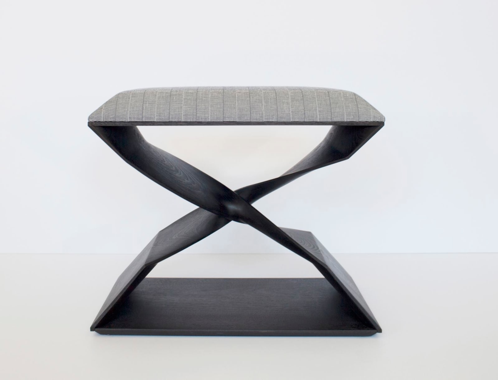 CAROL EGAN, Sculptural Twist Stool (Ebonized)