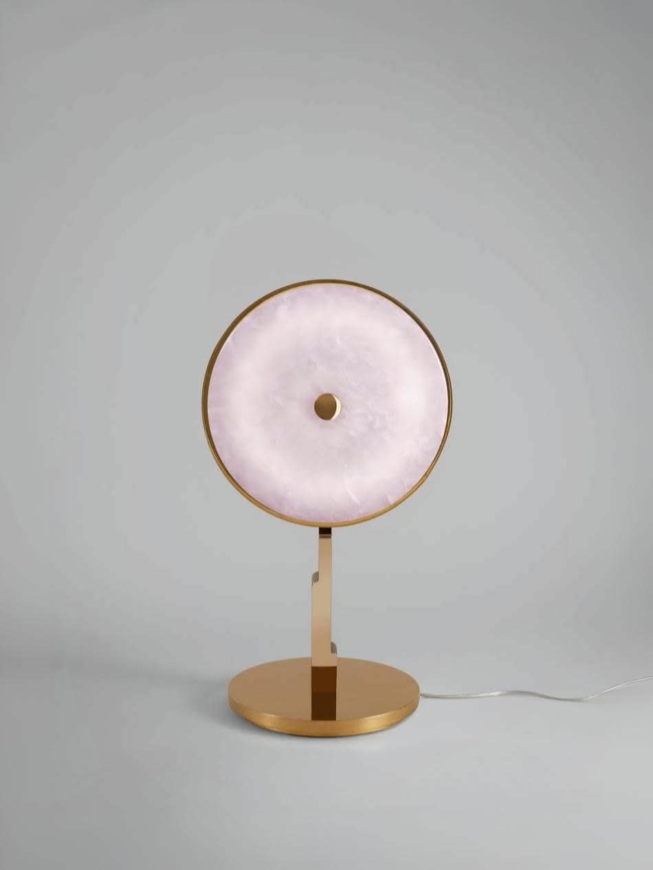 STUDIO MVW, JinShi Pink Jade Table Light