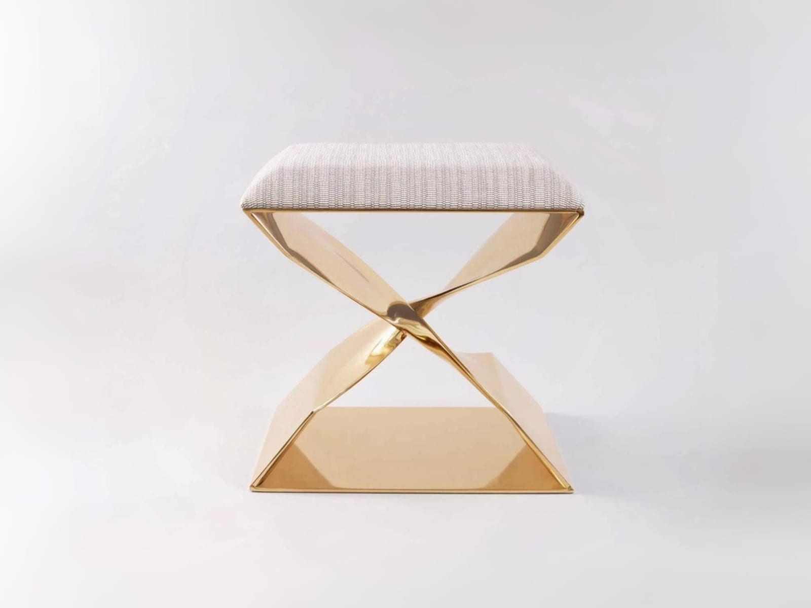 CAROL EGAN, Sculptural Twist Stool (Bronze)