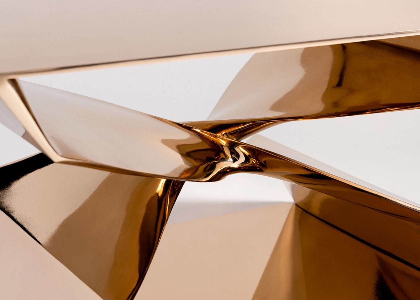 CAROL EGAN, Sculptural Twist Bronze Coffee Table