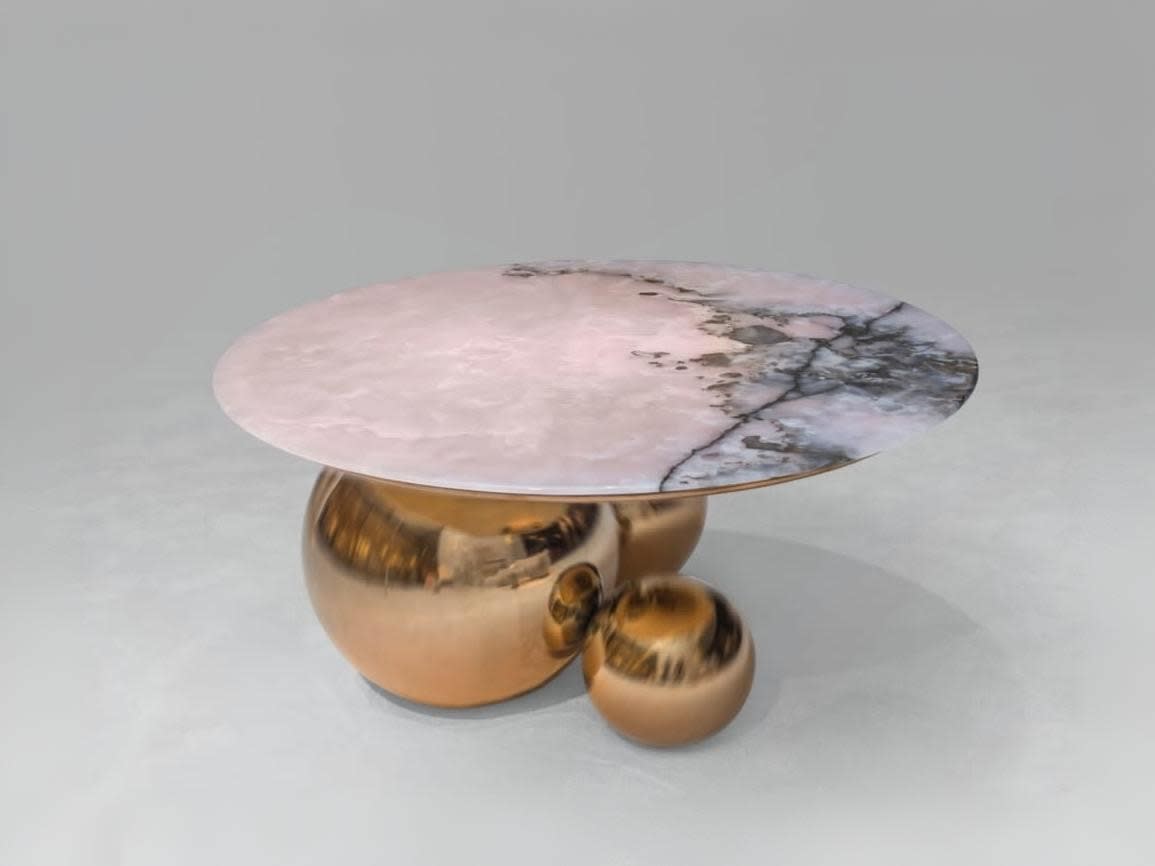 STUDIO MVW, JinShi Pink Jade Coffee Table #1